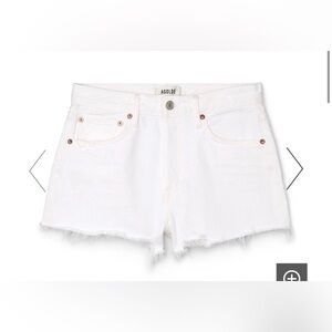 AGOLDE - Parker Short In Platinum - White Cut Offs - SZ 29